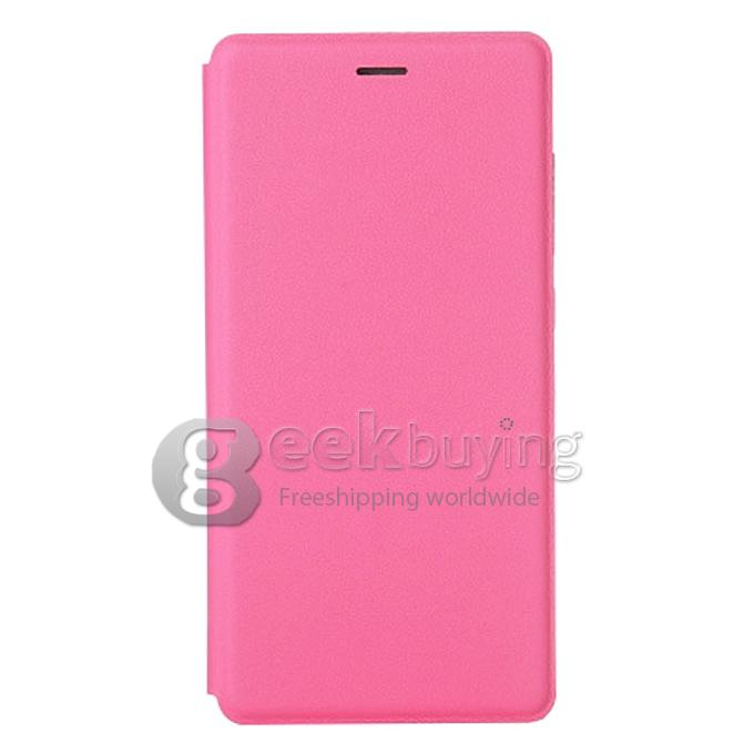 Original Xiaomi Mi4 Leather Case Ultra Thin and High Quality Cover Function For Xiaomi Mi 4 -Pink