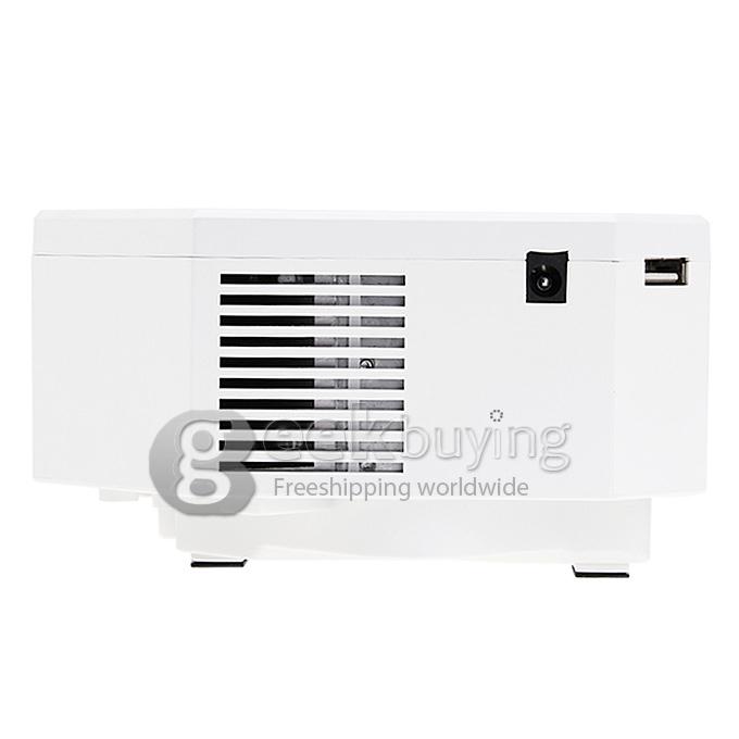 UC30 1080P Portable Led Projector HDMI Home Theater Projector Support HDMI VGA AV USB Digital projector for PC US Plug