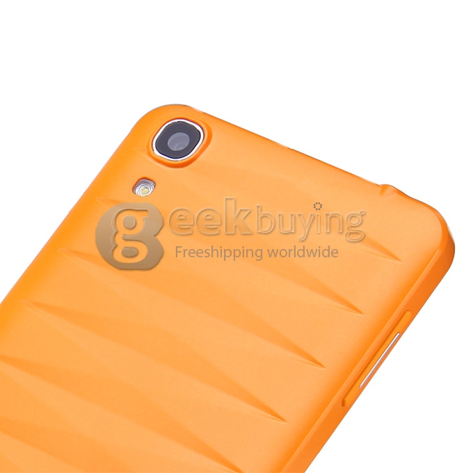 [HK Stock]Doogee DG800 MTK6582 Quad Core 1.3GHz 4.5 Inch Android 4.4 OS Smartphone 1GB RAM 8GB ROM IPS QHD Screen 13.0MP 3G GPS OTG OTA Back Touch - Orange
