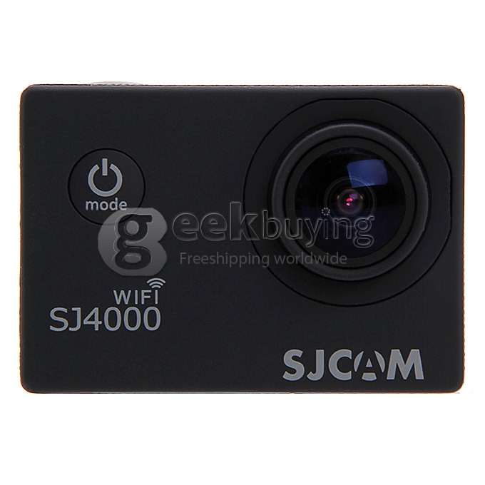 [US Stock]US PLUG SJCAM Original SJ4000 WiFi Action Camera Novatek 12MP 1080P H.264 1.5 Inch 170 Degree Wide Angle Lens Diving HD Camcorder Car DVR support AV out - Black