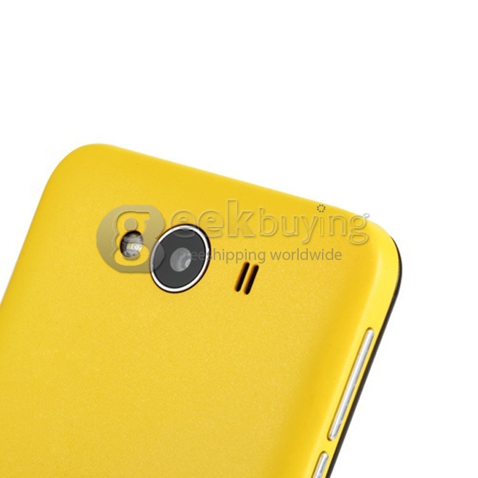 CUBOT GT72 4.0 Inch WVGA MTK6572 Dual Core 1.2GHz Smart Phone 2.0MP camera Android 4.2 OS GPS/WiFi with Free Case-Yellow