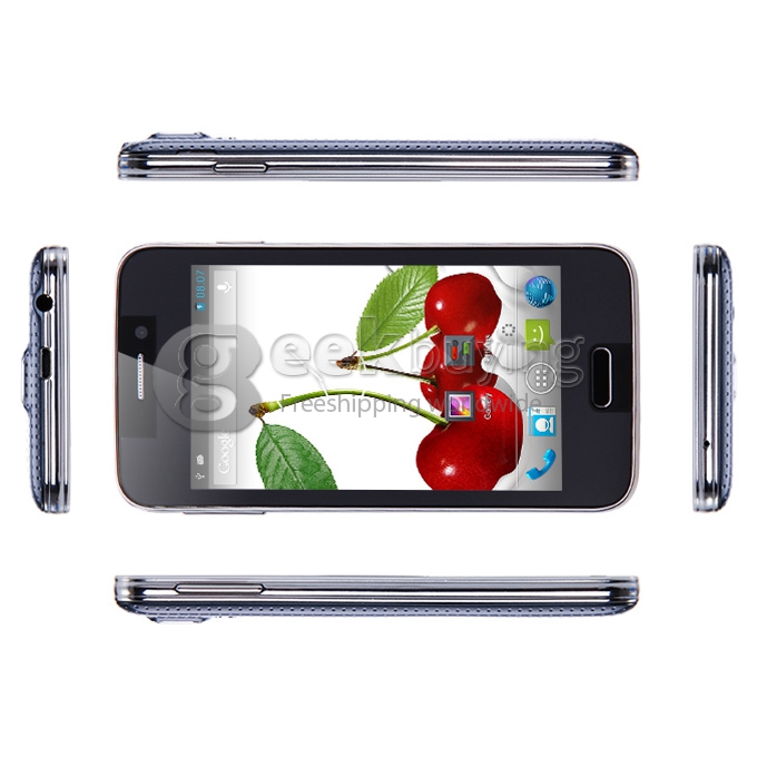 Landvo L100 MTK6572W Dual Core 1.0GHz 4.0 Inch Android 4.2 OS Smartphone 512MB RAM 4GB ROM 2.0MP 3G GPS Dark Blue