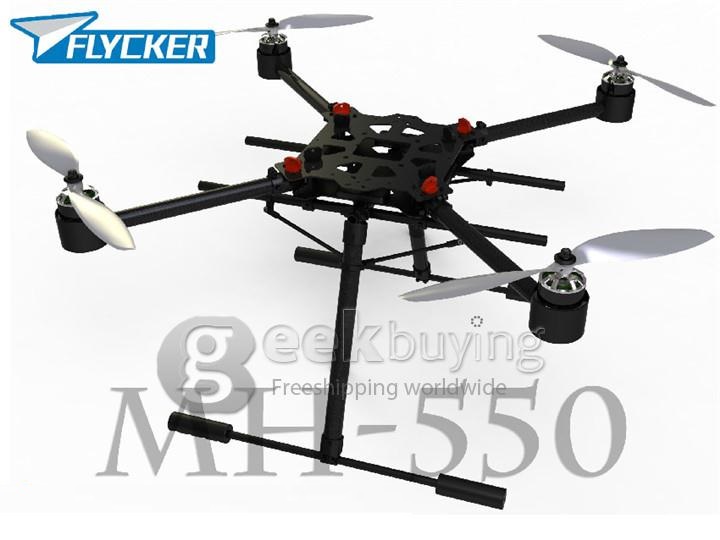 Flycker MH550 550mm Fiber Glass Folding Quadcopter Frame Kit for FPV