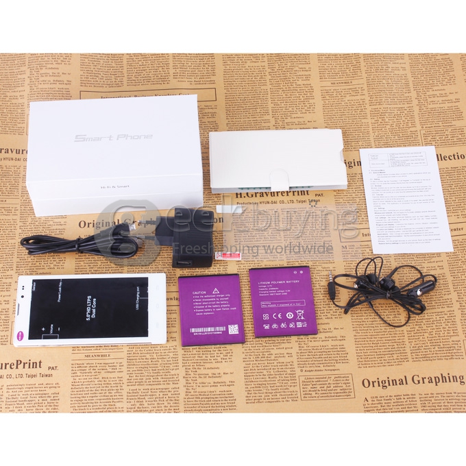 HD5000 MTK6582 Quad Core 1.3GHz 5.0 Inch Android 4.2 OS SmartPhone 1GB RAM 8GB ROM IPS HD Screen 10.0MP 3G/GPS/Air Gesture White