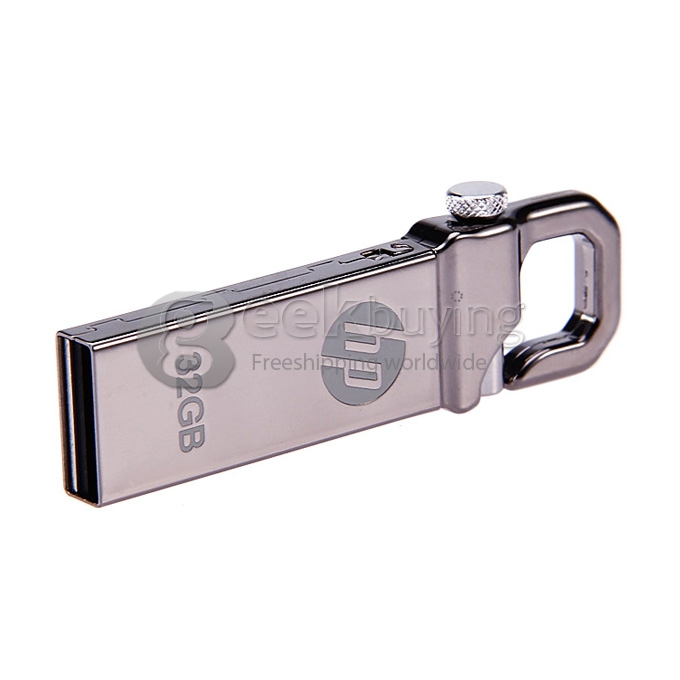 HP V250W 32GB USB Flash Drive Memory Stick with Keychain Grey