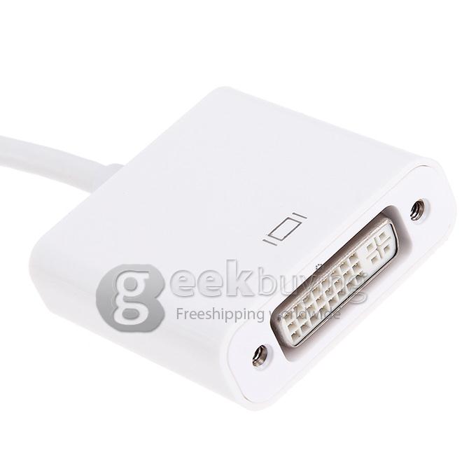 [US Stock]Mini DisplayPort DP to DVI Adapter Cable for Surface Pro2 Pro3 Macbook