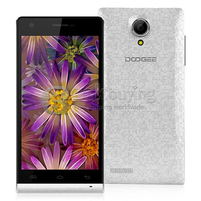Doogee PIXELS DG350 MTK6582 Quad Core 1.3GHz 4.7 Inch Android 4.2.9 OS Smartphone 1GB RAM 4GB ROM 8.0MP IPS HD Screen White