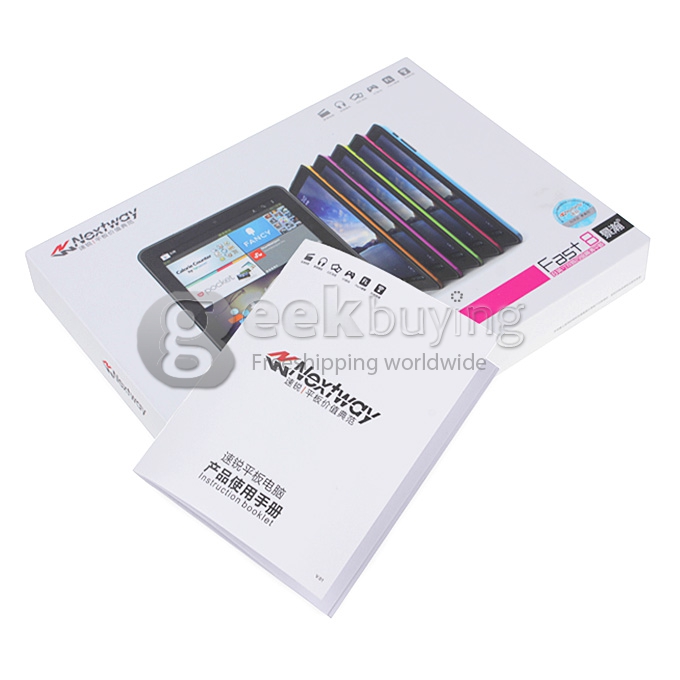 Nextway F8 Rockchip RK3066 Dual Core 8 Inch Android 4.1 OS Tablet PC 1GB RAM 16GB ROM Capacitive Touch ScreenCPU - Silver