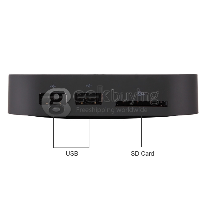 NEW MINIX NEO X7 MINI Rockchip RK3188 Quad Core Cortex A9 Android 4.2.2 1.6GHz Mini TV BOX HDMI HDD Player 2GB/8GB Bluetooth RJ45 - Black