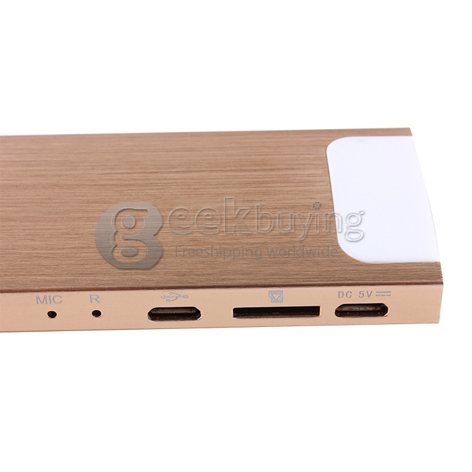 GK525 RK3188T Quad Core 1.4Ghz Android 4.2.2 Mini TV BOX Dongle 2G/8G Bluetooth 2.0MP Camera Mic External WIFI Antenna - Gold