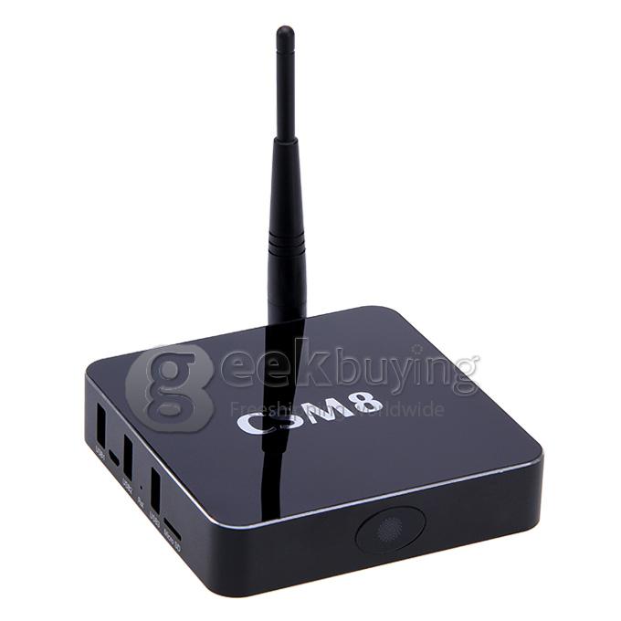 CSM8 Amlogic S802 Quad Core 2.0GHz Android 4.4 Mini TV BOX HDMI HDD Player 2G/16G Bluetooth Dual Band 2.4G/5G WIFI XBMC AV Miracast - Black