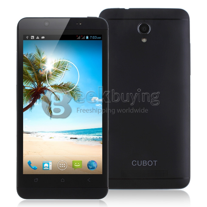 CUBOT ONE MTK6589T Quad Core 1.5GHz 4.7Inch Android 4.2 OS Smartphone 1G RAM 8G ROM 12.6MP 3G/GPS - Black