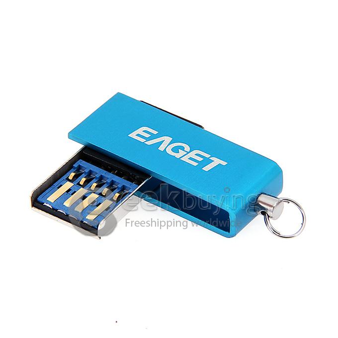 Eaget U50 Rotatable Design 16GB USB 3.0 Super Speed USB Flash Drive U Disk USB Memory Stick USB Pen Drive - Blue