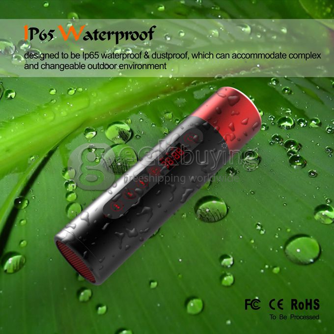 [HK Stock] X7 Multi-function Cree XPE-R3 LED 350LM 5-Mode Flashlight / Bicycle Lamp / Sport Speakers / MP3 Player / FM Radio Waterproof with Bike Holder