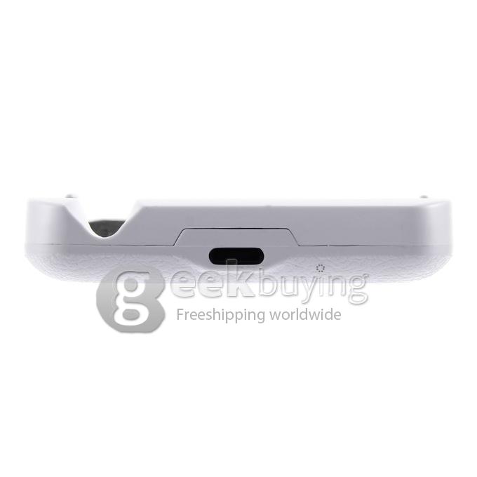 4000mAh High Quality Protable Ultrathin Backup Case Mobile Phone Powerbank Clip Battery for iPhone 6 - White