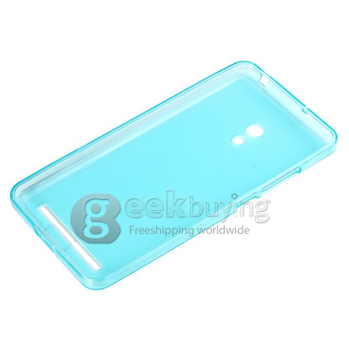 High Quality Soft Case Simple Designed TPU Cover Case for Zenfone 6 - Blue