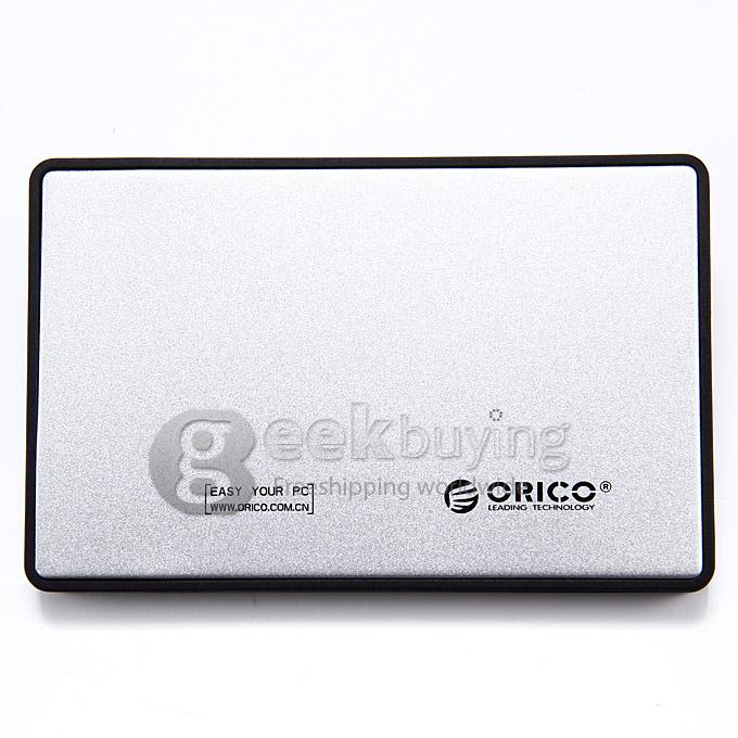 ORICO 2588US3 Ultrathin 2.5 Inch Mobile SATA HDD Hard Drive External Enclosure Box USB 3.0 for PC Notebook - Silver