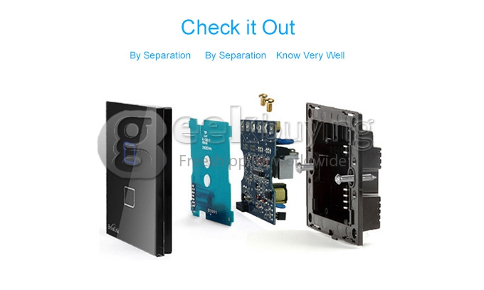 Broadlink TC1 Remote Control Switch Wireless Walls Single Biswitch with Touch Button AC170-250V