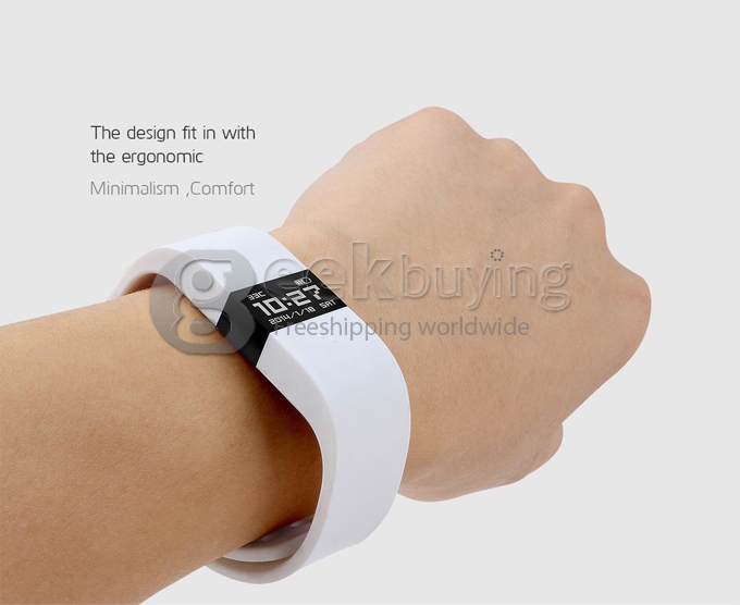 Digicare ERI Bluetooth 4.0 Smart Bracelet Wristband IP67 Heart Rate Monitor Smartband Thermometer Fitness Tracker - Dark Green