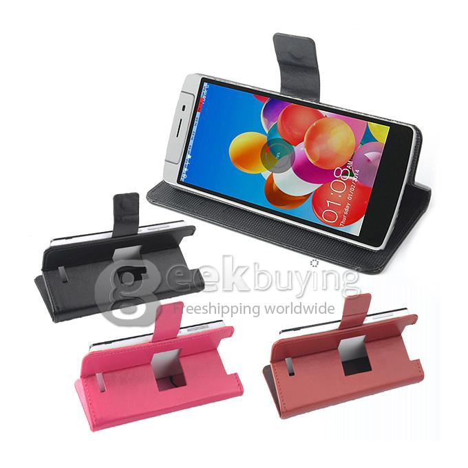 Brand New Protective PU Leather Hard Case Cover Shell for INEW V8 - Red