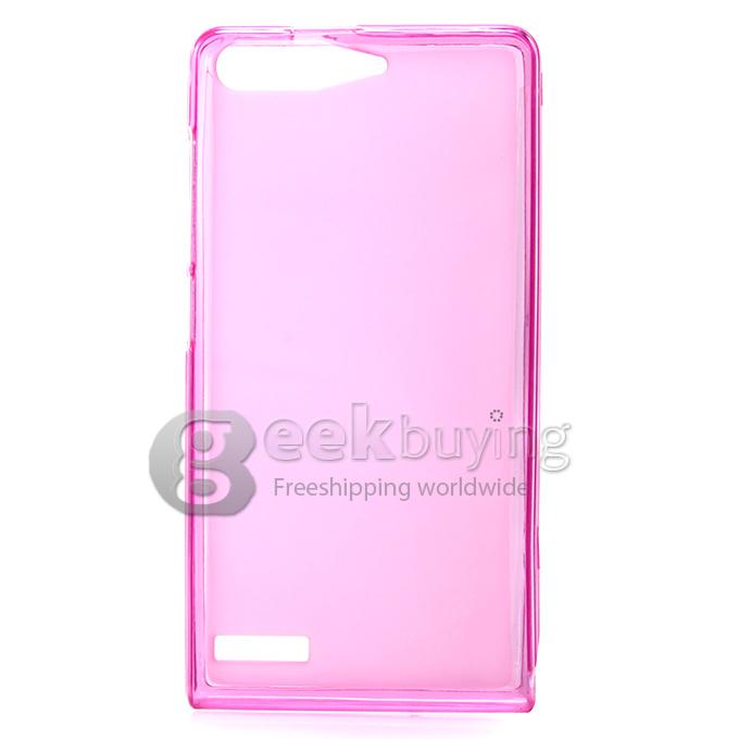 High Quality Protective Silica Gel Case for HUAWEI G6 P6 mini - Pink
