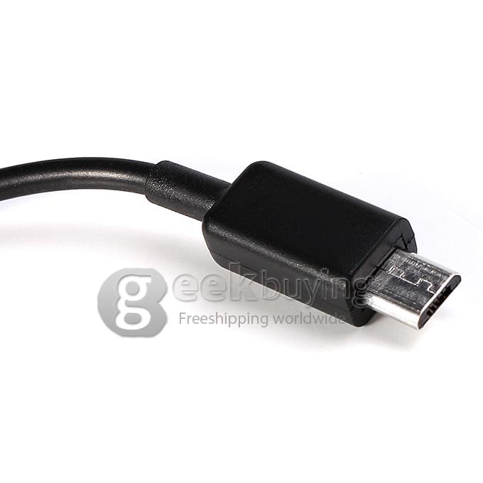 [HK Stock] 3(1*Micro USB,2*USB 2.0) in 1 Micro USB OTG Hub Host Adapter Cable for Samsung/Xiaomi/Tablets/Smartphones