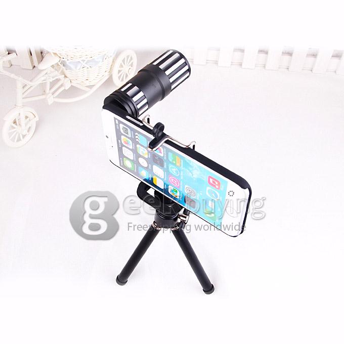 New Universal 12X Zoom Optical Lens Mobile Phone Telescope Camera For iPhone 6 4.7