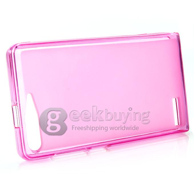 High Quality Protective Silica Gel Case for HUAWEI G6 P6 mini - Pink
