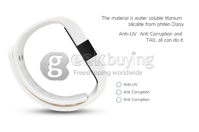 Digicare ERI Bluetooth 4.0 Smart Bracelet Wristband IP67 Heart Rate Monitor Smartband Thermometer Fitness Tracker - Black