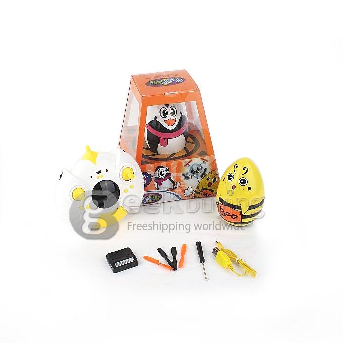 Cheerson 2.4GHz 4-Channel RC Flying Egg 3D Eversion 6-axis Gyroscope Quadcopter - Black & Yellow