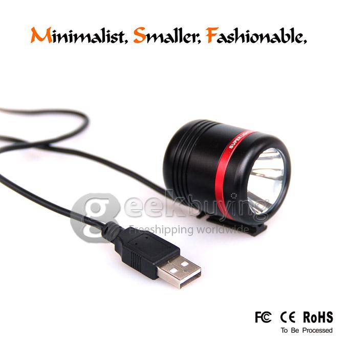 DARK KNIGHT K1S Cree XM-L U2 1230LM Multifunctional 1230LM Desk Lamp Headlamp LED Flashlight Outdoor Bicycle Light - Red + Black