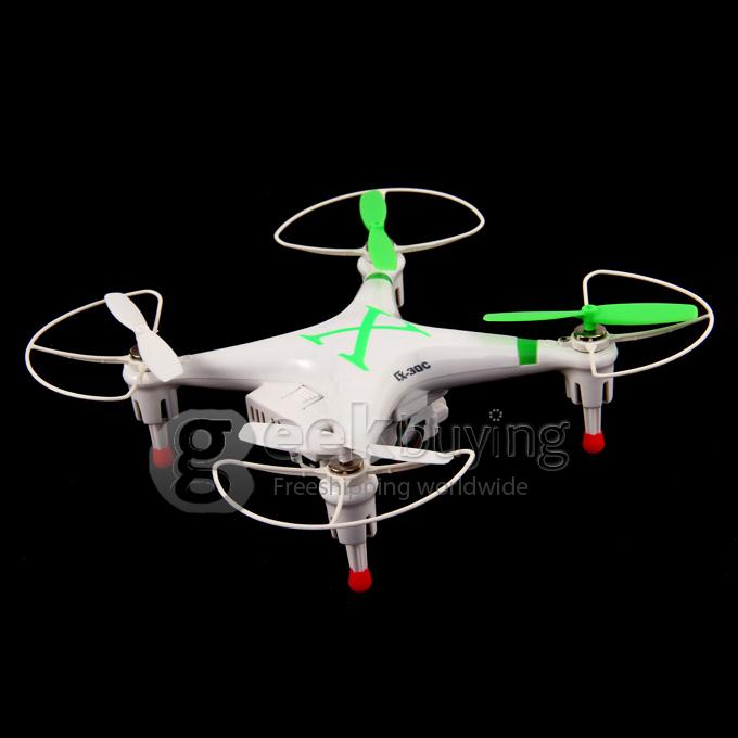 Cheerson CX-30C 4CH RC Quadcopter 6 Axis Gyro 0.3MP Camera LED Lights 360 Rotating Remote Control RTF - Green