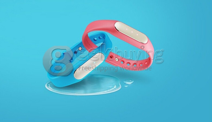 New Original Xiaomi IP67 Smart Bluetooth 4.0 Bracelet Sleep Monitor 30 Day Standby Support Smart Meter Step - Blue