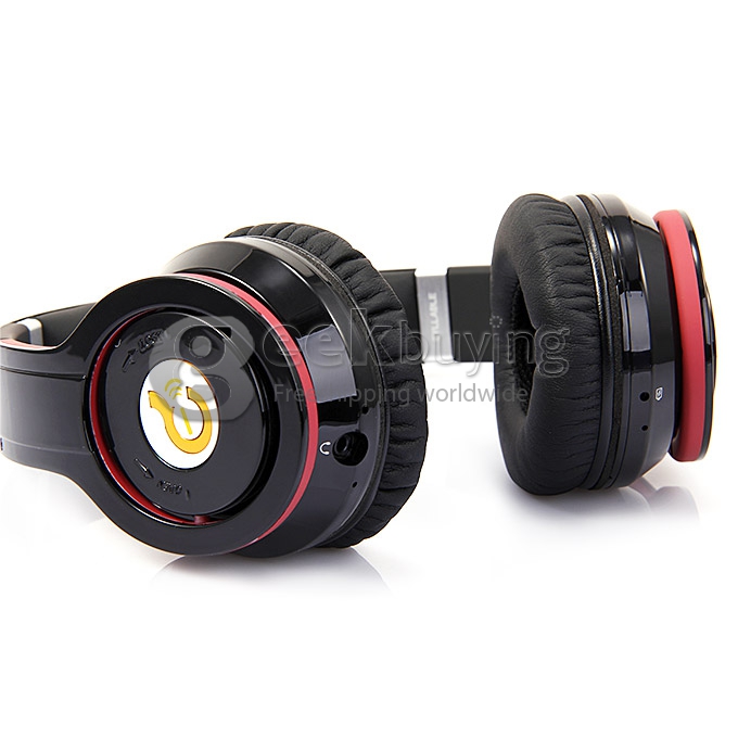 [HK Stock] Syllable G08 Folding Design Wireless Bluetooth V2.1 Stereo Headphones with Mic Black