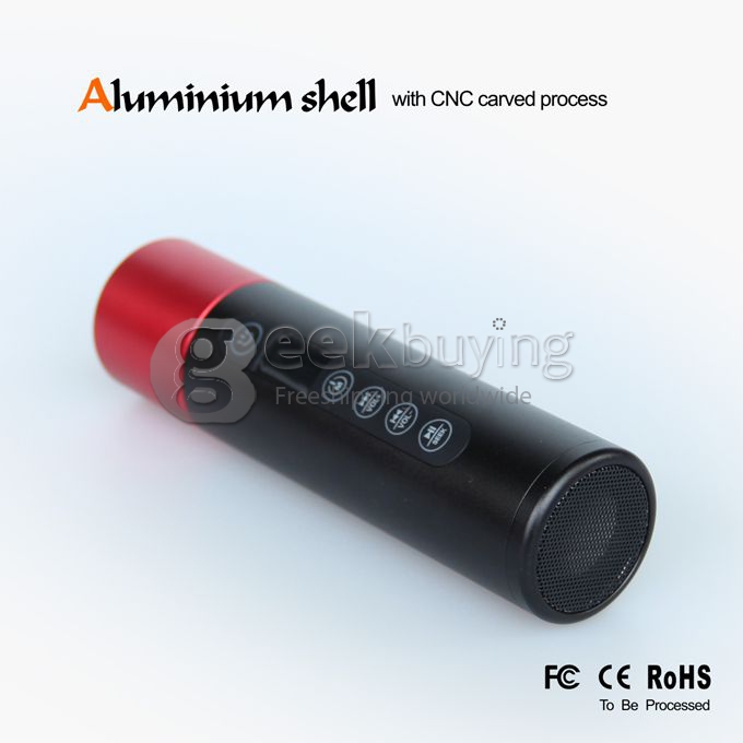 [HK Stock] X7 Multi-function Cree XPE-R3 LED 350LM 5-Mode Flashlight / Bicycle Lamp / Sport Speakers / MP3 Player / FM Radio Waterproof with Bike Holder