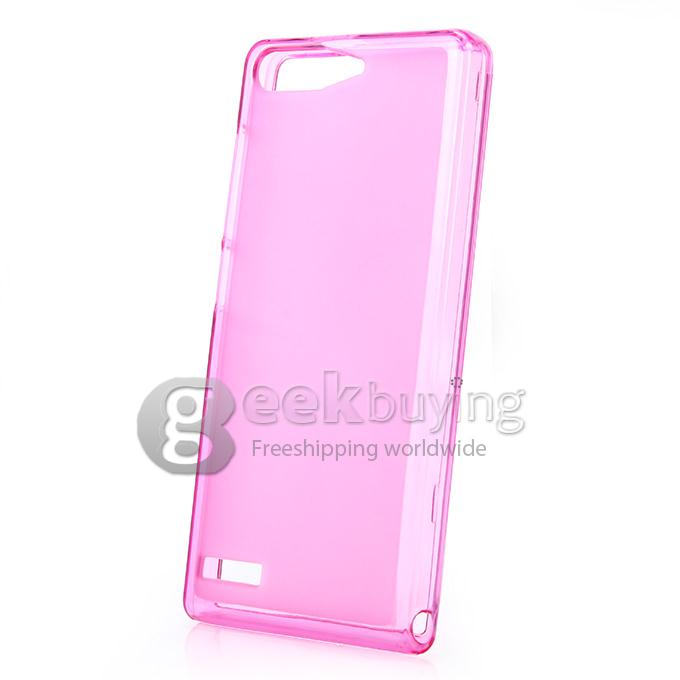 High Quality Protective Silica Gel Case for HUAWEI G6 P6 mini - Pink