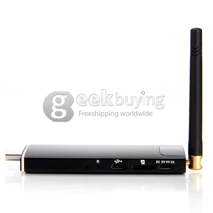 MK903V RK3288 Quad Core 1.8GHz Android 4.4 Mini TV Box Dongle Stick HDMI HDD Player 2G/16G 2.4G/5G WIFI Bluetooth 4.0 - Black
