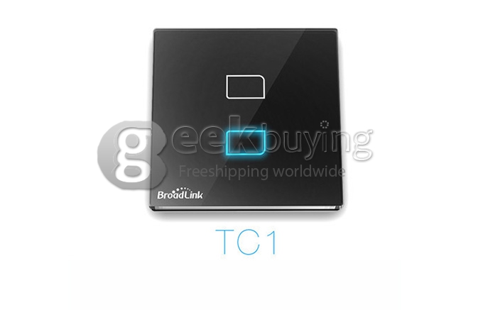 Broadlink TC1 Remote Control Switch Wireless Walls Single Biswitch with Touch Button AC170-250V