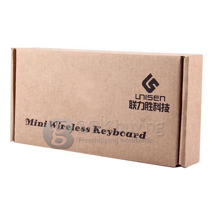 iPazzPort KP-810-30K 2.4GHz Mini Wireless Keyborad Fly Air Mouse for Android Window Linux Mac (AAA X 2)