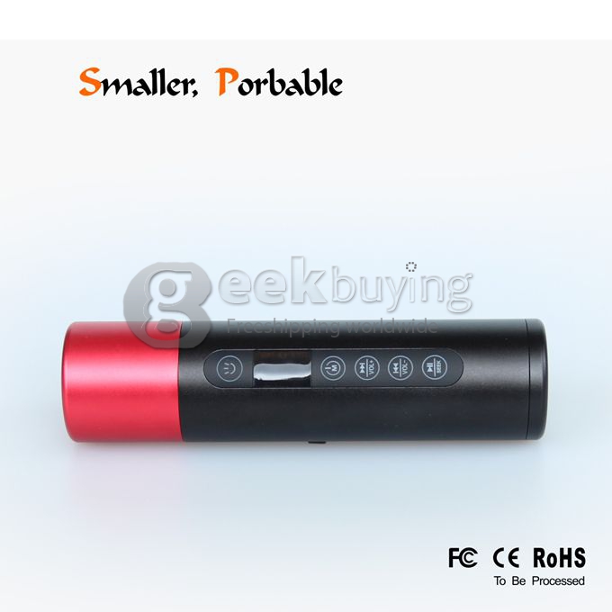 [HK Stock] X7 Multi-function Cree XPE-R3 LED 350LM 5-Mode Flashlight / Bicycle Lamp / Sport Speakers / MP3 Player / FM Radio Waterproof with Bike Holder
