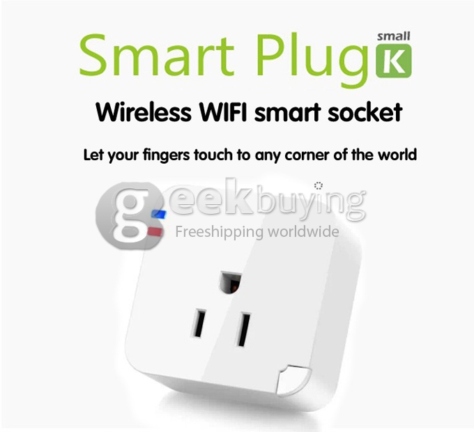[US Stock]US Plug Kankun Smart Wifi Plug Socket Remote Control Plug Socket for Android iPhone App