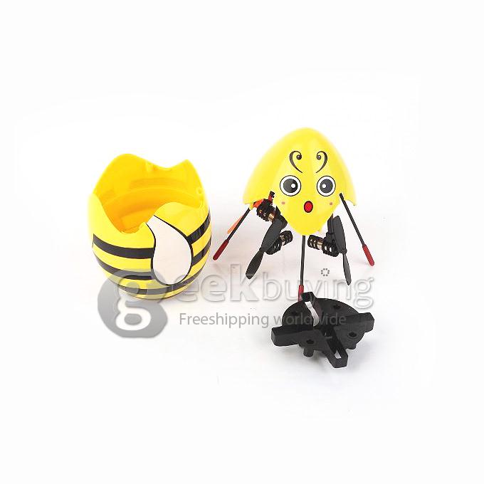 Cheerson 2.4GHz 4-Channel RC Flying Egg 3D Eversion 6-axis Gyroscope Quadcopter - Black & Yellow