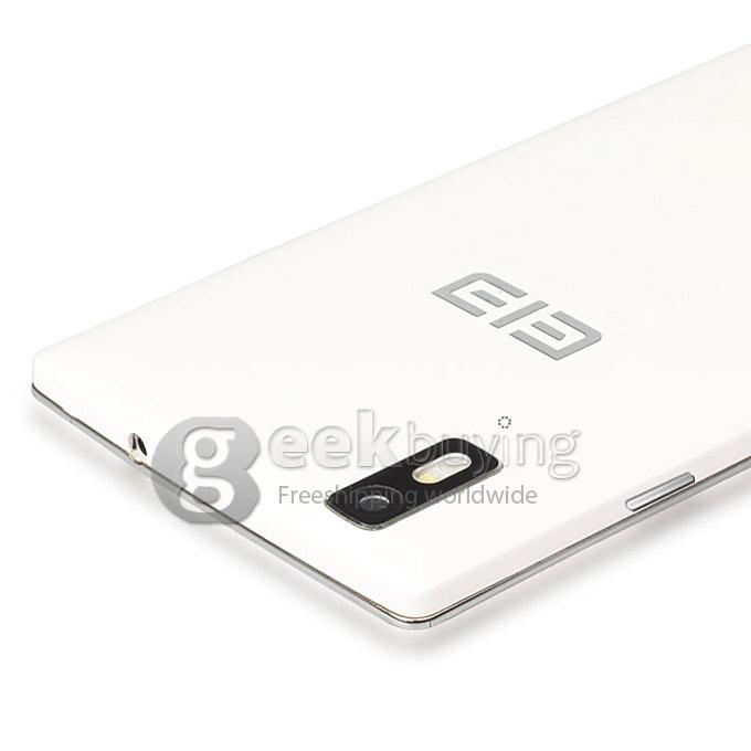 Elephone G4 1280*720 MTK6582 Quad Core 1.3GHz 5.0inch Smartphone Android 4.4 1GB RAM 8.0MP IPS HD 3G GPS Dual SIM Dual Camera- White