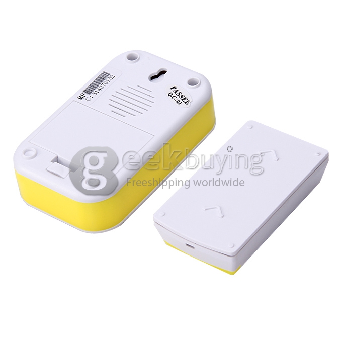 Forecum Wireless Doorbell 36 Chimes 100 Meter Transmission Range Weatherproof  3*AAA (not included)