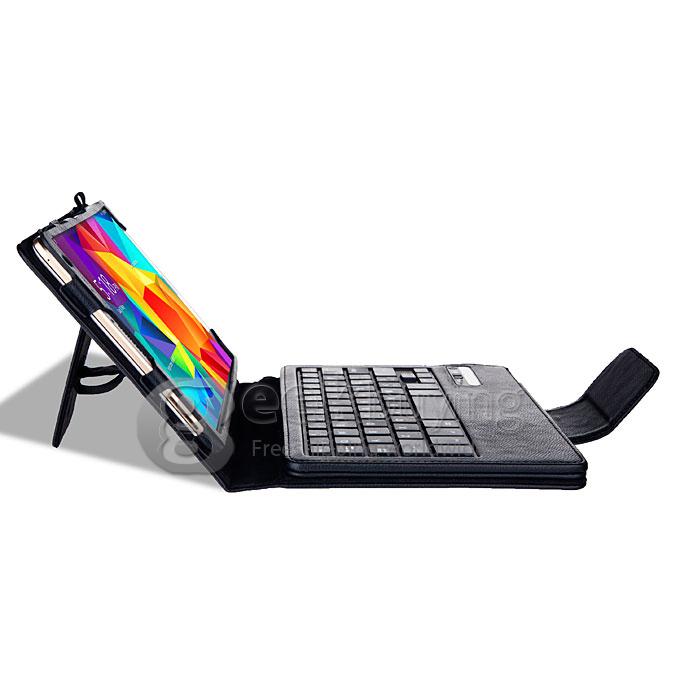 Removable Rechargeable Wireless Bluetooth Keyboard Case Cover For Samsung Galaxy Tab S 8.4