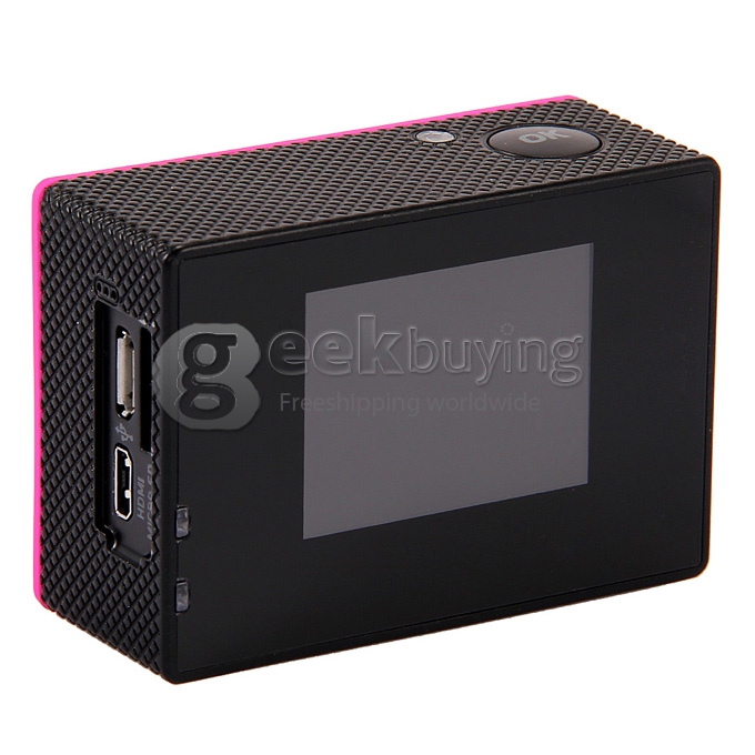 SJCAM Original SJ4000 WiFi Action Camera Novatek 12MP 1080P H.264 1.5 Inch 170 Degrees Wide Angle Lens Diving HD Camcorder Car DVR support AV out - Pink