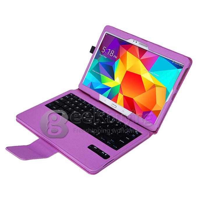 Removable Rechargeable Bluetooth Wireless Keyboard Case Cover For Samsung Galaxy Tab S 10.5