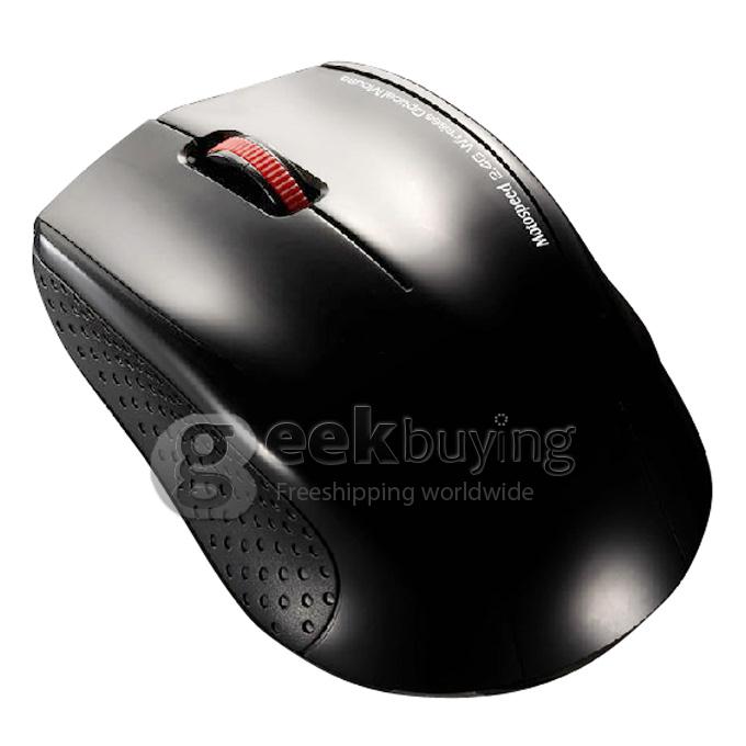 Motospeed G350 2.4G Wireless Optical 1000dpi Mouse for PC / Laptop - Black (1 x AA)