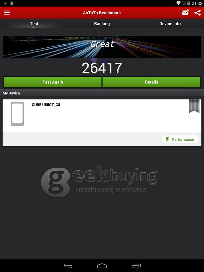 Cube TALK79 U55GT-C8 MTK8392 Octa Core 1.7GHz 7.85 Inch Android 4.4 OS IPS Retina 2048*1536 3G/Bluetooth/GPS 2GB+16GB Tablet PC