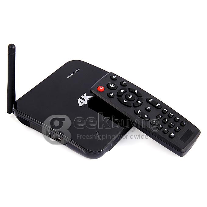 TV01II RK3288 Quad Core 1.8GHz Android 4.4 Mini TV Box HDMI HDD Player 2G/8G Bluetooth 2.4G/5G WIFI Bluetooth OTG Built-in Mic DLNA - Black